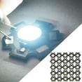 thumbnail image 2 of 25pcs high brightness integrated chip light source LED lamp beads spotlight bulb white 3W, 2 of 3