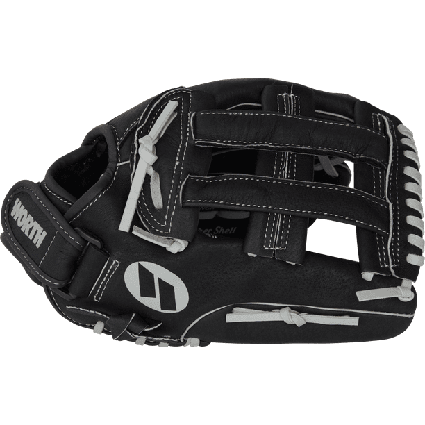 Worth Recreational Slowpitch Softball Glove, 13 inch, Black, Right Hand