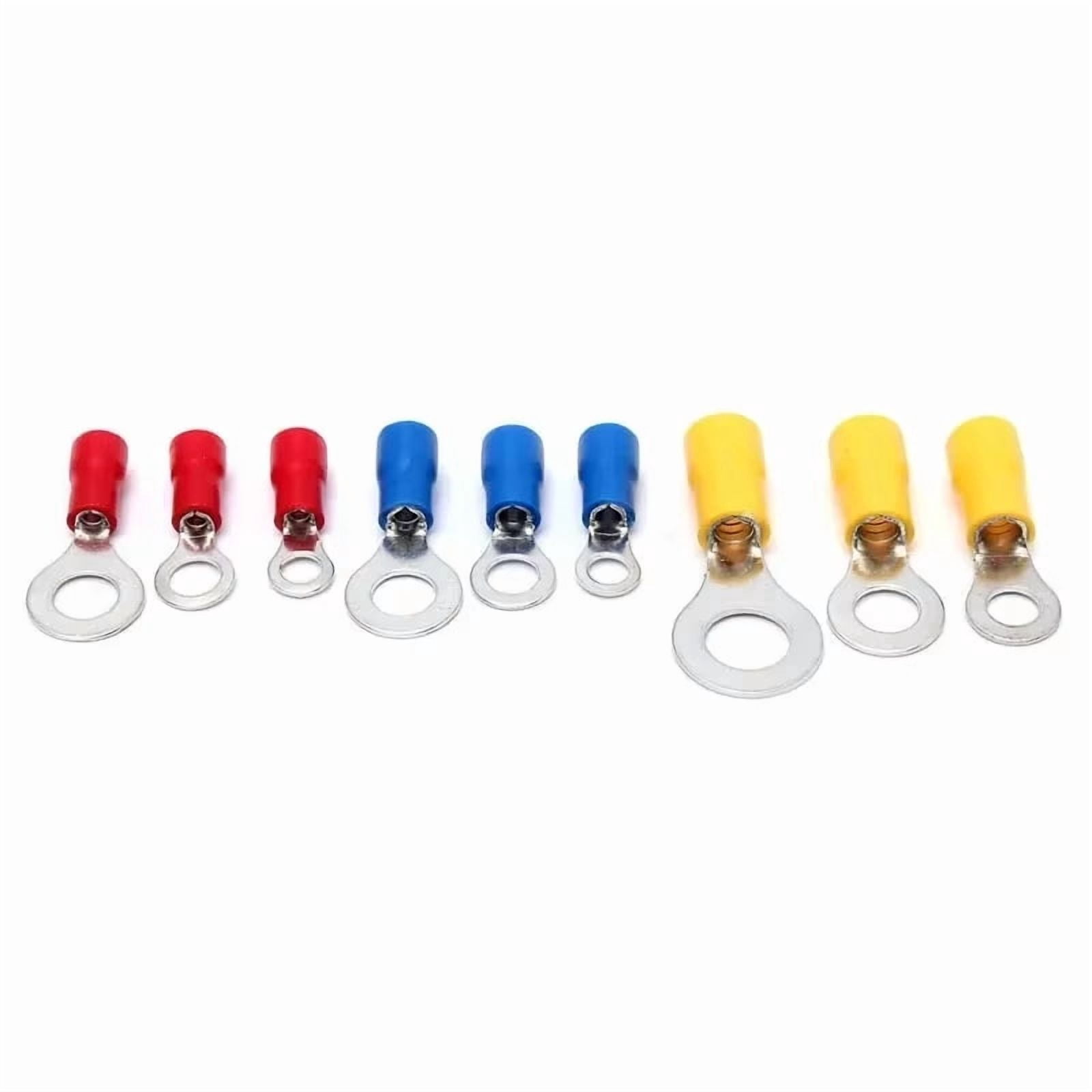 Multi-Size Cold Pressed Terminal Kit 280-1500pcs - Quick Connect Spade/Ring/Fork Connectors for 12-24V Wiring​