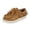 Ginger, variant on Women's Suede Flat Loafers Retro Beaded Comfort Slip On Round Toe Chunky Penny Loafers Daily Casual Walking Dress Shoes