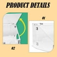 thumbnail image 6 of Dust Box Grinding Polishing Case High Visibility Acrylic Bright LED Light Easy Cleaning for Jewelry Carving Work, 6 of 7