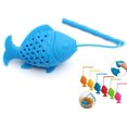 thumbnail image 4 of Artibetter 3pcs Silicone Tea Filter Strainer Fish Tea Infuser Infuser for Punch Random, 4 of 8