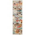 thumbnail image 3 of SAFAVIEH Madison Orlando Abstract Distressed Runner Rug, Ivory/Multi, 2'2" x 12', 3 of 10