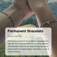 thumbnail image 3 of Permanent Couples Bracelet Kit,Locking Heart Clasp DIY Bracelet Set for Couples, Friends, and Family,Forever Bracelet Making for Couples Gift Friendship Bracelets,Jewelry Gifts for Women Men, 3 of 7