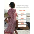 thumbnail image 3 of AVVEXA Surf Poncho Towel for Adult Women & Men From 100% Turkish Towel Cotton, Beach Poncho, Wetsuit  Changing Robe with Hood and Pocket for Surf, Swimming and Outdoor Sports, Lightweight, Ultra Soft, 3 of 11