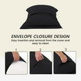 thumbnail image 4 of 800 Thread Count Egyptian Cotton 2-Piece Pillow Sham Set with Flanged Border, Queen Size (20" x 30") Black Solid, 4 of 4