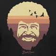 thumbnail image 3 of Teelocity Bob Ross Sunset Fill Black Short Sleeve Graphic Tee, 3 of 4