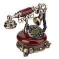 thumbnail image 4 of Téléphone Vintage, Mains Libres Fonction Auto IP Identification de l'Appelant Clavier Numérique Rétro avec Calendrier pour la Maison, 4 of 8