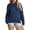 AE Navy Blue, variant on Eytino Sweaters for Women Cable Knit Chunky Pullover Sweater Casual Crewneck Long Sleeve Color Block Sweater Tops Beige Size M