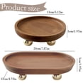thumbnail image 3 of Wood Riser for Display,Small Wooden Pedestal Stand Decor Tray,Multi-Purpose Display Pedestal,Farmhouse Countertop Organizer,Riser Board for Candles Plants Bottles Mini Vases Soap Dispenser,B, 3 of 9