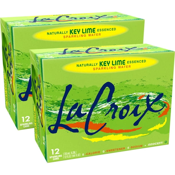 LaCroix Sparkling Water, Key Lime 2/12 packs 12 oz