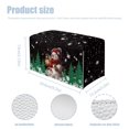 thumbnail image 3 of Psesaysky Rectangular Tissue Box Cover, Cute Snowman Pu Leather Rectangle Tissue Box Holder with Bottom Buckle Modern Stylish Facial Organizer for Home, Car, Hotel, Office 9.7"X5.2"X5.1", 3 of 7