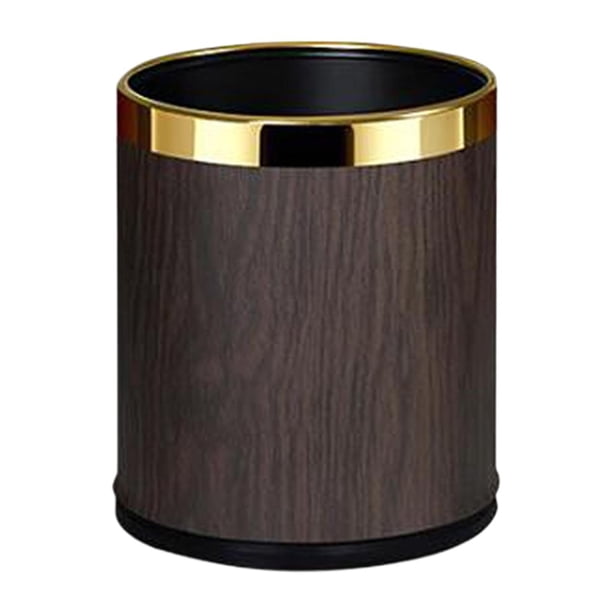 Cubo de basura abierto para cocina, ligero y sencillo. 10L de oro