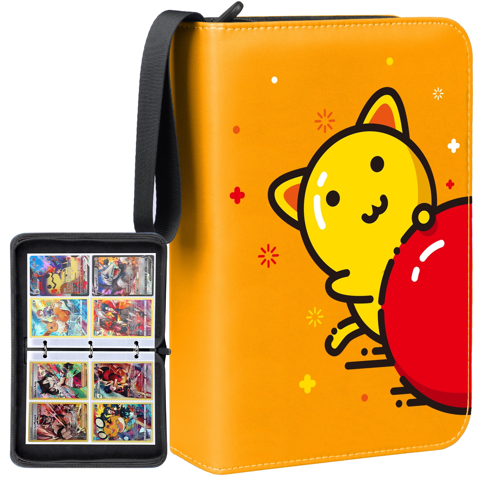 Trading Card Binder 4 Pocket Cards Collection Binders Game Card Case trading-card-binder-4-pocket-cards-collection-binders-game-card-case