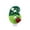 F, variant on Number 2 Candle with Green Glitter, Ladybug and Flower Design, 1 Piece, Green, for 2 Year Old Girl Birthday Party, Cake Decoration