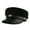 Black, variant on Men Women Yacht Captain Sailor Hat Newsboy Cabbie Baker Boy Peaked Beret Cap ,Soft Feel