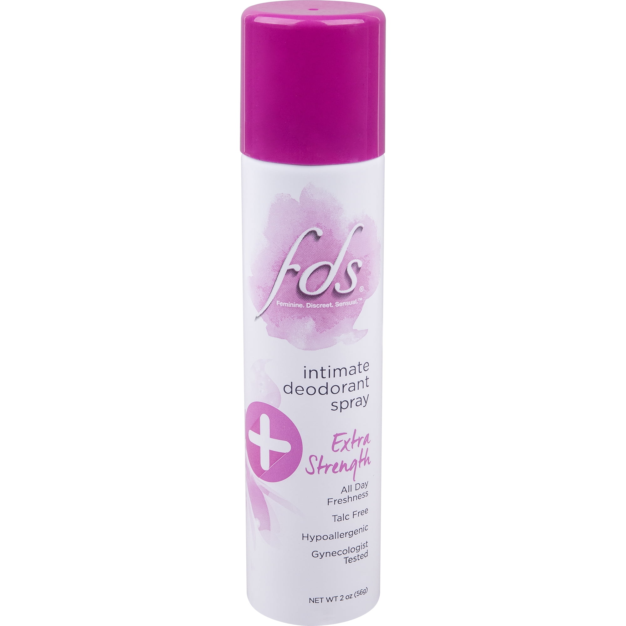 FDS Intimate Deodorant Spray, Extra Strength, 2 Oz Spray Canister