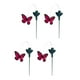 thumbnail image 1 of Enchufe de jardín mariposas palo de soporte 4 piezas decoración de jardín palo de jardín de plástico decoración de s de jardín Baoblaze Estacas para pájaros falsos, 1 of 8