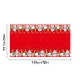 thumbnail image 3 of Christmas Tablecloth Disposable Waterproof Table Cover for Holiday Decor Christmas Party Decoration Red, 3 of 6