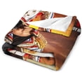 thumbnail image 3 of Cody Rhodes Blanket Super Soft Warm Flannel Blanket Suitable for Bed Sofa Sofa Bedroom Living Room Sofa Four Seasons Suitable for Napping Home Decor Bedding Artwork 60""x80"", Style, 3 of 6