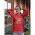thumbnail image 2 of Christmas Baking Captain  Sweatshirt Women -Image by Shutterstock, Female XX-Large, 2 of 4
