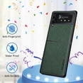 thumbnail image 5 of Funda Con Tapa A Prueba De Golpes De Cuero Pu Con Textura Cruzada Compatible Con Samsung Galaxy Z Flip3 5G Funda Protectora Rígida Plegable Para Pc Guardurnaity EL017733-04, 5 of 5