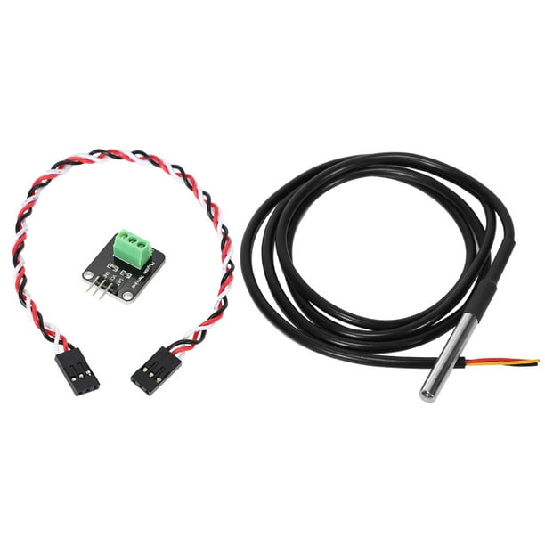 DS18B20 Temperature Sensor Module Kit Waterproof 100CM Digital Sensor