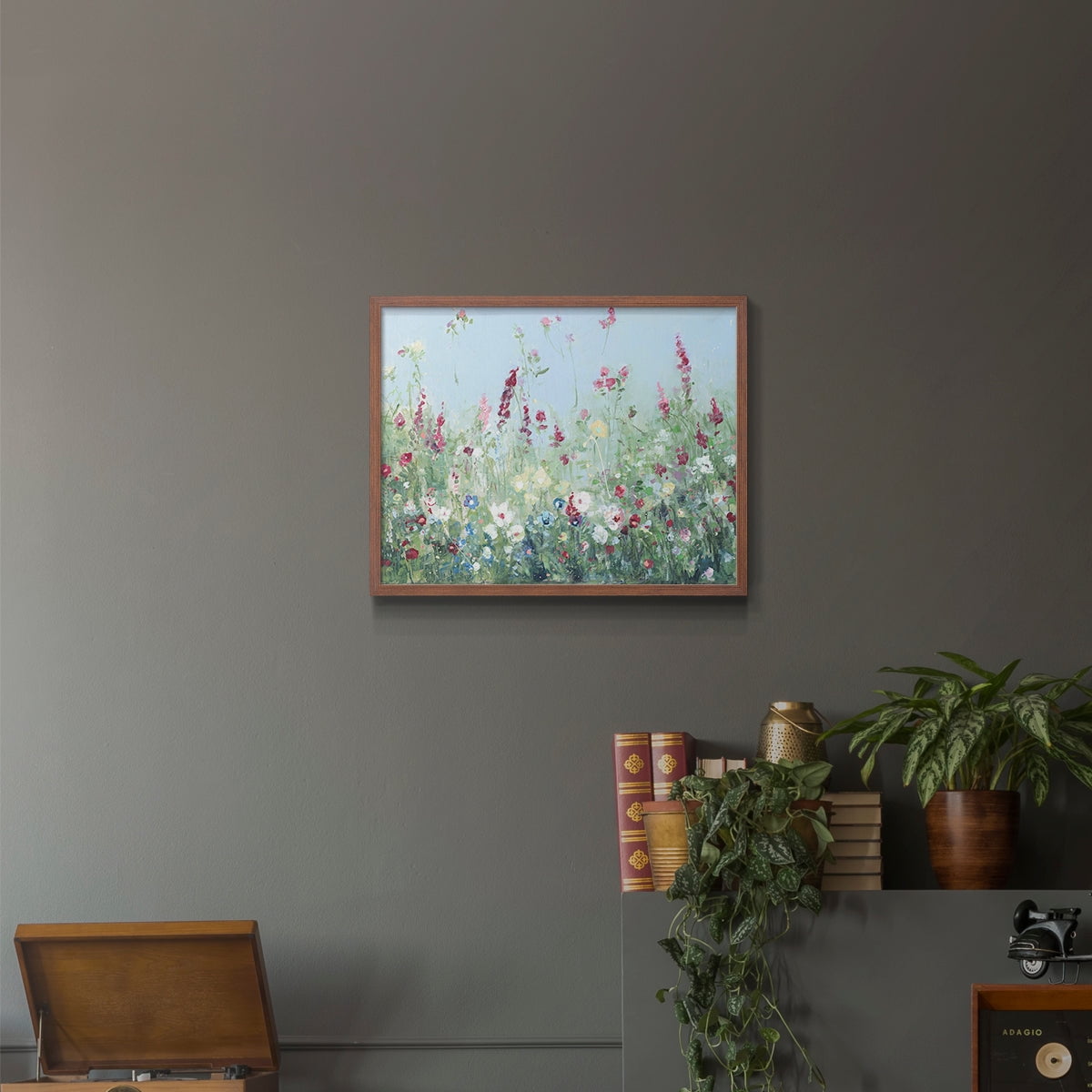 Sweet Summer Meadow by Sally Swatland - Restickable Framed Giclée Print
