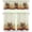 Brown, variant on Red Wine Kitchen Curtains Valances and Tiers Set for Windows, Grape Bathroom Window Curtain Valance 2 Piece Sets,Kitchen Decor for Living Room,27.5"x24"