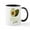 White/Black Inside, variant on CafePress - Avocado Junkie Mug - 11 oz Ceramic Mug - Novelty Coffee Tea Cup