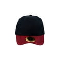 thumbnail image 3 of Top Headwear Adjustable Structured Plaid Bill Hat 12 LOT - Black/Red, 3 of 5