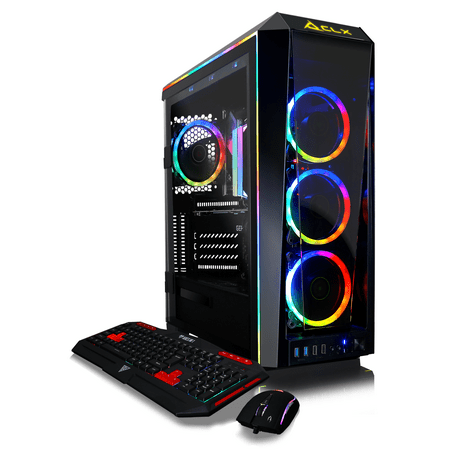 CLX SET Gaming Desktop -  Intel Core i9 10900X - 64GB Memory - NVIDIA GeForce RTX 3070 - 1TB NVMe SSD + 6TB HDD - Black