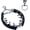 Black, variant on Prong Training Collar for Dogs, Rotating Ring Welding, Adjustable Dog Training Pinch Collar with Quick Release Buckle, for Small Medium Large Dogs Black,S (14-17" Neck, 2.25mm)