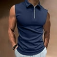 thumbnail image 2 of Fgnfyis Men's Sleeveless Shirts for Casual Wear Versatile Holiday Tops Sports Vests Trendy Summer Garments Comfortable Everyday Attire Tank Tops for Men Blue S, 2 of 5