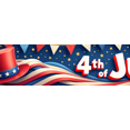 thumbnail image 4 of Decorative Design 4th of July Event Banner Patriotic Theme Party Decoration Colorful Stars Red White Blue Celebration for Patriotic Party National Holiday Indoor Outdoor, 4 of 7