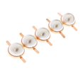 thumbnail image 1 of Clips de Zapatos de de Perlas de 5 Piezas en Los Hallazgos Color Dorado Bolso de Cuero de Bricolaje Hebillas Artesanales 20 mm Baoblaze Clips para zapatos, 1 of 8