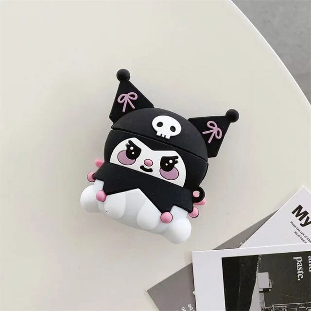 Cartoon 3D Fat Kuromi Mymelody Hellokitty Silicone Case for Airpods 3 2 1 Pro Pro2 Wireless Bluetooth Earphone Protective Cover
