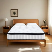 TWINXL Size Mattress, 12 Inch Foam Hybrid Mattress with Independent Spring, Medium Firm Mattress in a Box, Breathable and Pressure Relief, CertiPUR-US