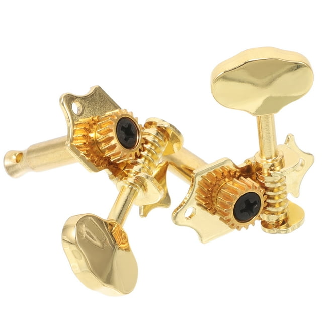 Shisuyan 2 Pcs Poignée de Réglage Universelle pour Guitare Folk pour Machines de Réglage Gauche Droite Boutons de Réglage Ouverts Remplacement de Poignée de Machine
