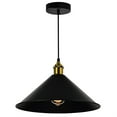 thumbnail image 4 of CWI Lighting Brave 1 Lumière Noir Mini Pendentif, 4 of 6