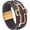 brown, variant on Cross Leather Charm Wrap Strand Bracelet for Women Cuff Bangle Jewelry Bohemian Minimalist Handmade Stacking Boho Holiday Christian Handmade