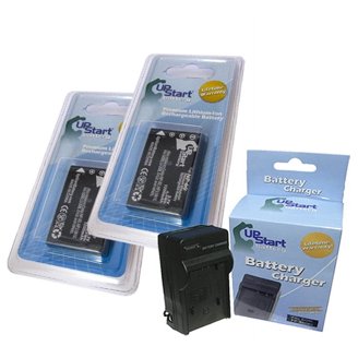 2x Pack - Canon PowerShot S90 Battery + Charger - Replacement for