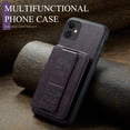 thumbnail image 5 of for iPhone 11 Wallet Case with RFID Blocking Credit Card Holder,PU Leather Folio Flip Kickstand Handle Wrist Strap Shockproof Cover Women Men for iPhone 11 Phone Case,Purple, 5 of 9