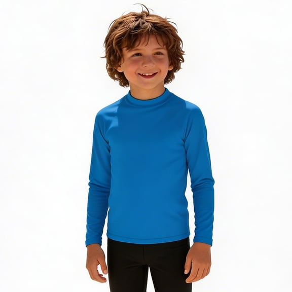 Boys Rash Guard Long Sleeve Swim Shirt UPF 50 Sun Shirts for Toddler Kids Youth Water Swimming Shirt