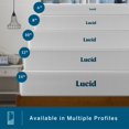 thumbnail image 2 of LUCID 6 Inch Memory Foam Mattress - Dual-Layered - CertiPUR-US Certified - Firm Feel - Queen Size, 2 of 5