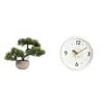 thumbnail image 1 of Reloj De Pared Moderno Con árbol Bonsái Artificial, Colección De Bonsáis Con Vegetación, Planta Artificial En Maceta, Reloj Decorativo Para El Hogar, La Oficina O El Estudio, Números, 1 of 8