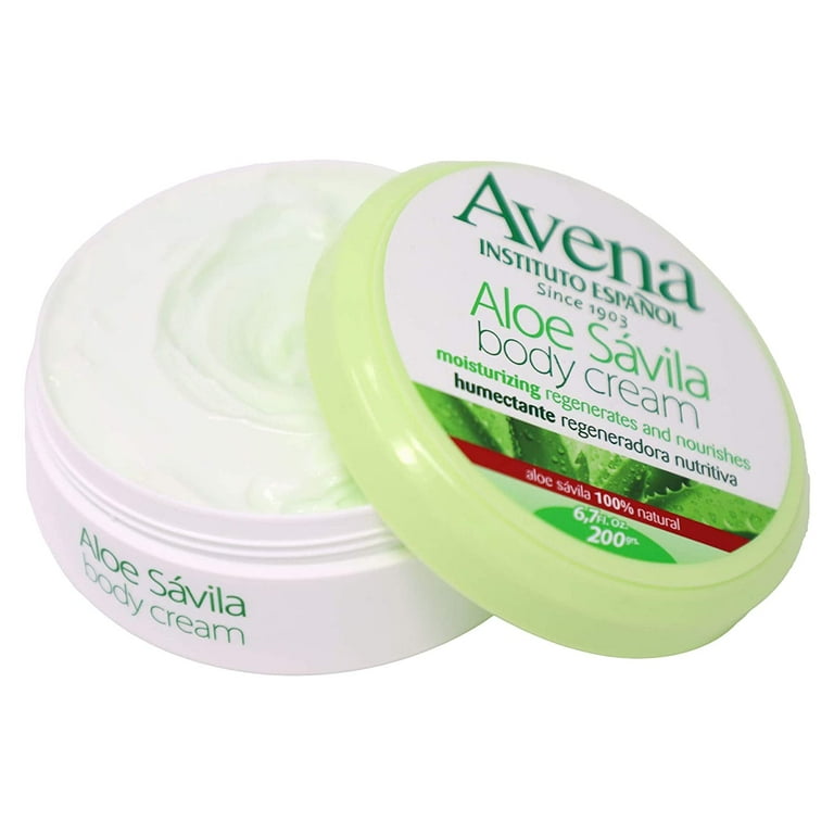 Instituto Español Avena Aloe Vera Natural Body Cream, Moisturizing