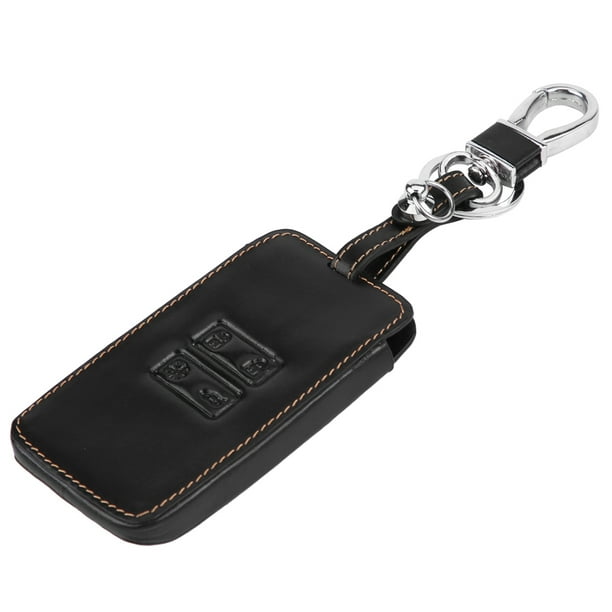 Sac Porte-clés PU Cuir Voiture Smart Key Porte-clés étui Porte-clés à  Distance Sac Noir 