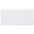 thumbnail image 4 of The Tile Life Blecker 3" x 6" White Glossy Ceramic Bullnose Tile, 4 of 4