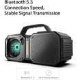 thumbnail image 2 of Altavoz Bluetooth BUGANI Shock Portable 60W Resistente al Agua Negro, 2 of 6